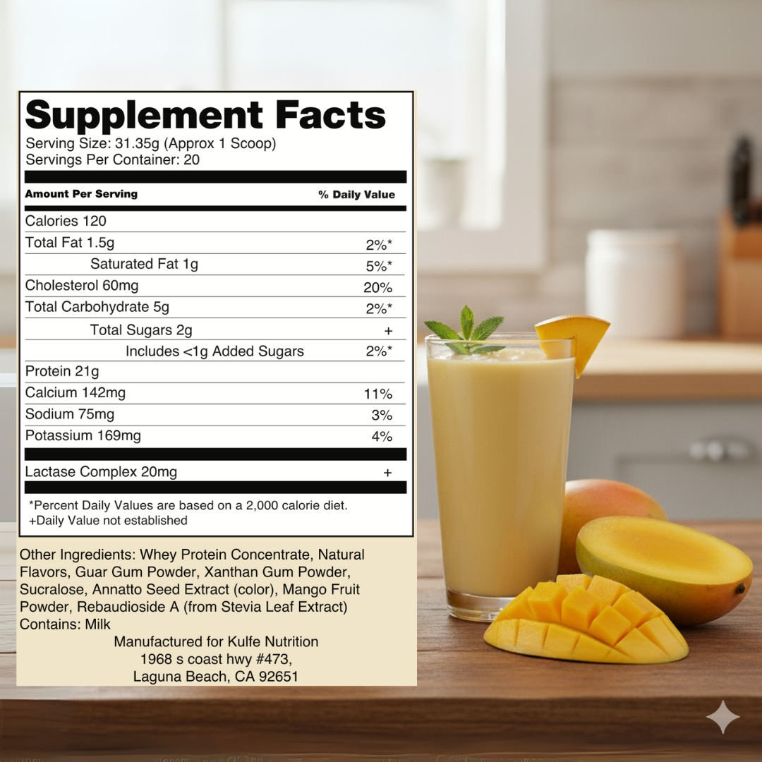 Mango Malai Whey Protein Powder